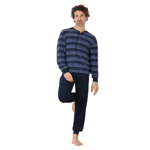 Hajo Schlafanzug Klima Frottee Pyjama
