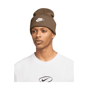 Nike - "Futura Peak" Mütze für Herren/Damen Unisex (Mosswood Braun/Weiß)