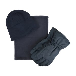 Mountain Warehouse - Hut-, Schal- und Handschuh-Set für Herren (Marineblau)