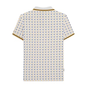 Lambretta - Poloshirt für Herren (Weiß/Marine/Rauchblau)