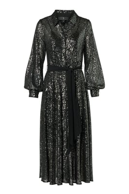 Kelly-Kleid, dunkelmetallic