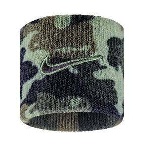 Nike - "Classic" Armband, Dri-FIT, Swoosh (Ölgrün/Schwarz)