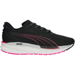 Puma Magnify Nitro Surge Damen schwarze Laufschuhe