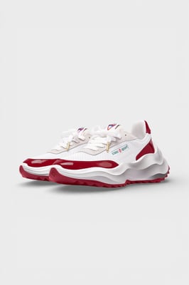 Casablanca Atlantis Herren Sneaker Weiß/Rot