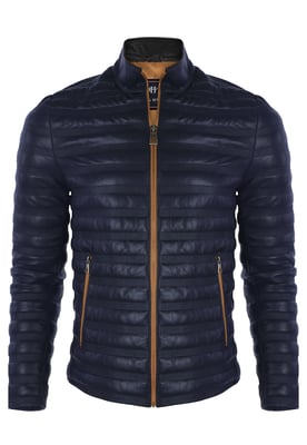 Lederjacke Sportliche Lederjacke Mit Reißverschluss