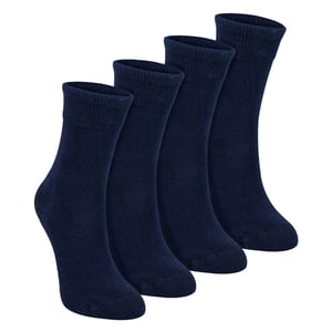 4er Set Kinder Jungen Mädchen Bambus Sensorik Socken Weich Atmungsaktiv Komfort-Fit