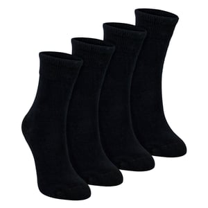 4er Pack Kinder Jungen Mädchen Bambus Sensorische Socken Weich Atmungsaktiv Komfortable Passform