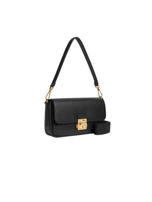 Coccinelle C-Me Lock Handtasche aus genarbtem Leder