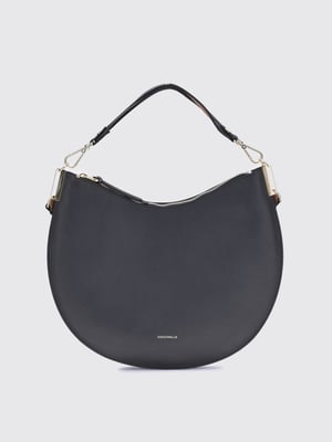 Strukturierte Leder Schultertasche