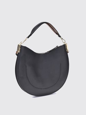 Strukturierte Leder Schultertasche