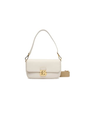 Coccinelle C-Me Lock Handtasche aus genarbtem Leder