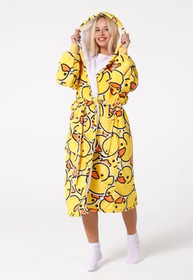 "Rubber Duck" Sherpa-Bademantel