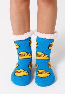 "Ruuber Duck" Sherpa-Socken