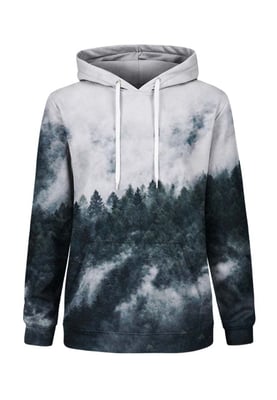 "Mighty Forest Grey" Hoodie