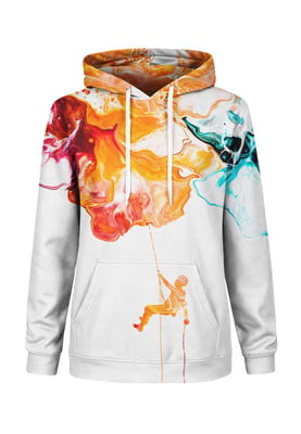 "Paint Pour Climber" Hoodie