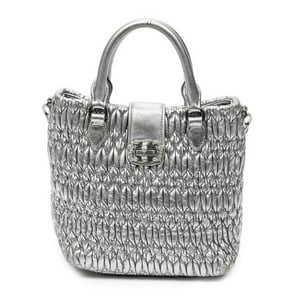 Small Turn Lock Crystal Tote  Handtasche