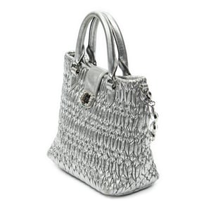 Small Turn Lock Crystal Tote  Handtasche
