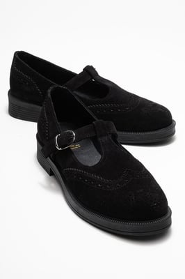 Janney Leder Riemen Loafer