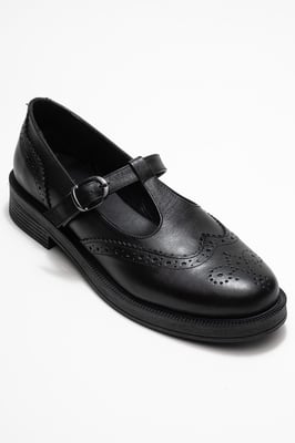 Janney Leder Riemen Loafer