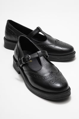 Janney Leder Riemen Loafer