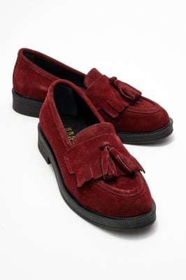 Milly Leder Quaste Loafer
