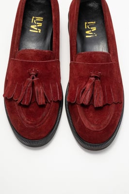 Milly Leder Quaste Loafer