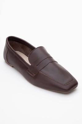 Morne Leder Loafer Damen