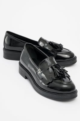 Milly Leder Quaste Loafer