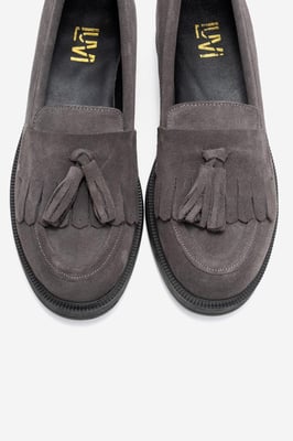 Milly Leder Quaste Loafer