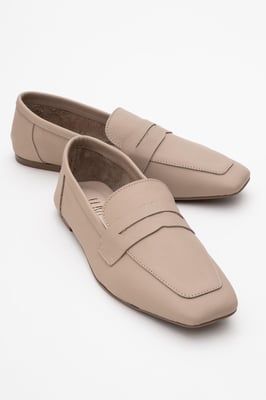 Morne Leder Loafer Damen