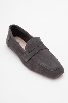 Morne Leder Loafer Damen