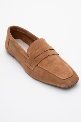 Morne Leder Loafer Damen