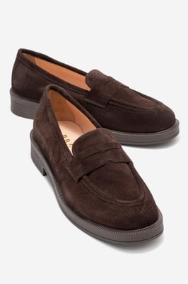 Bree Plateau Penny Leder Loafer
