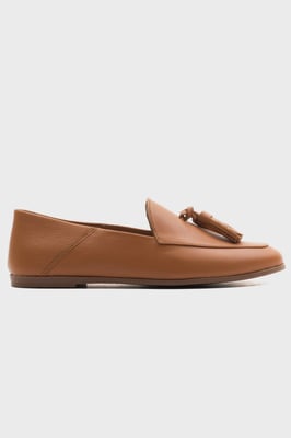 Mona Weich Leder Quaste Loafer