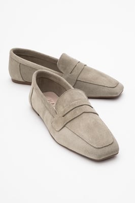 Morne Leder Loafer Damen