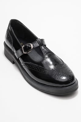 Janney Leder Riemen Loafer