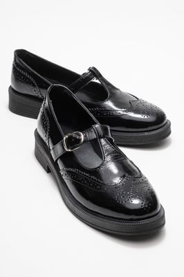 Janney Leder Riemen Loafer