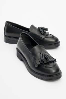 Milly Leder Quaste Loafer