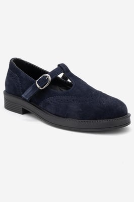 Janney Leder Riemen Loafer