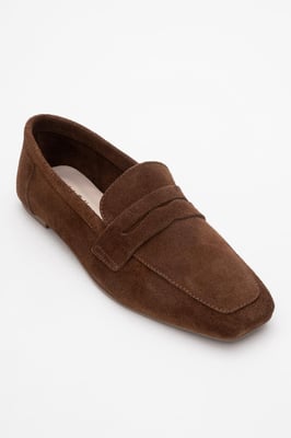 Morne Leder Loafer Damen