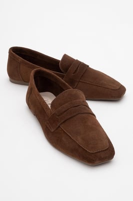 Morne Leder Loafer Damen