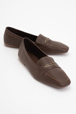 Iridessa Leder Flach Loafer Damen