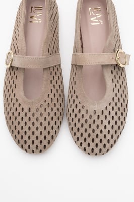 Arian Leder Ballerina Damen