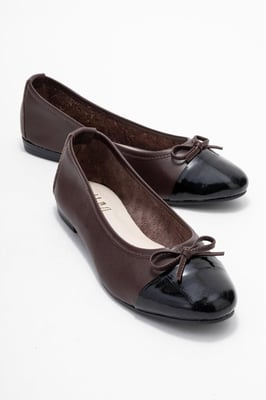 Rayne Cap Zehenpartie Leder Ballerinas Damen