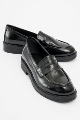 Bree Plateau Penny Leder Loafer Damen