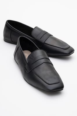 Morne Leder Loafer Damen