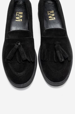 Milly Leder Quaste Loafer