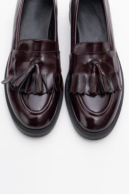 Milly Leder Quaste Loafer