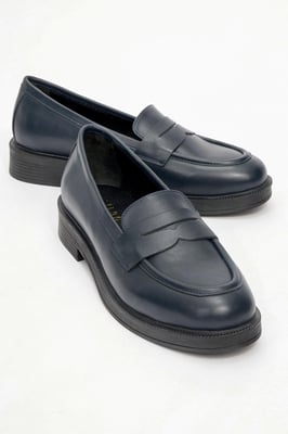 Bree Plateau Penny Leder Loafer