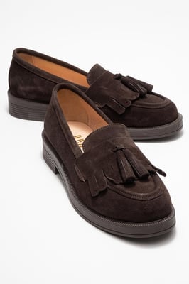Milly Leder Quaste Loafer
